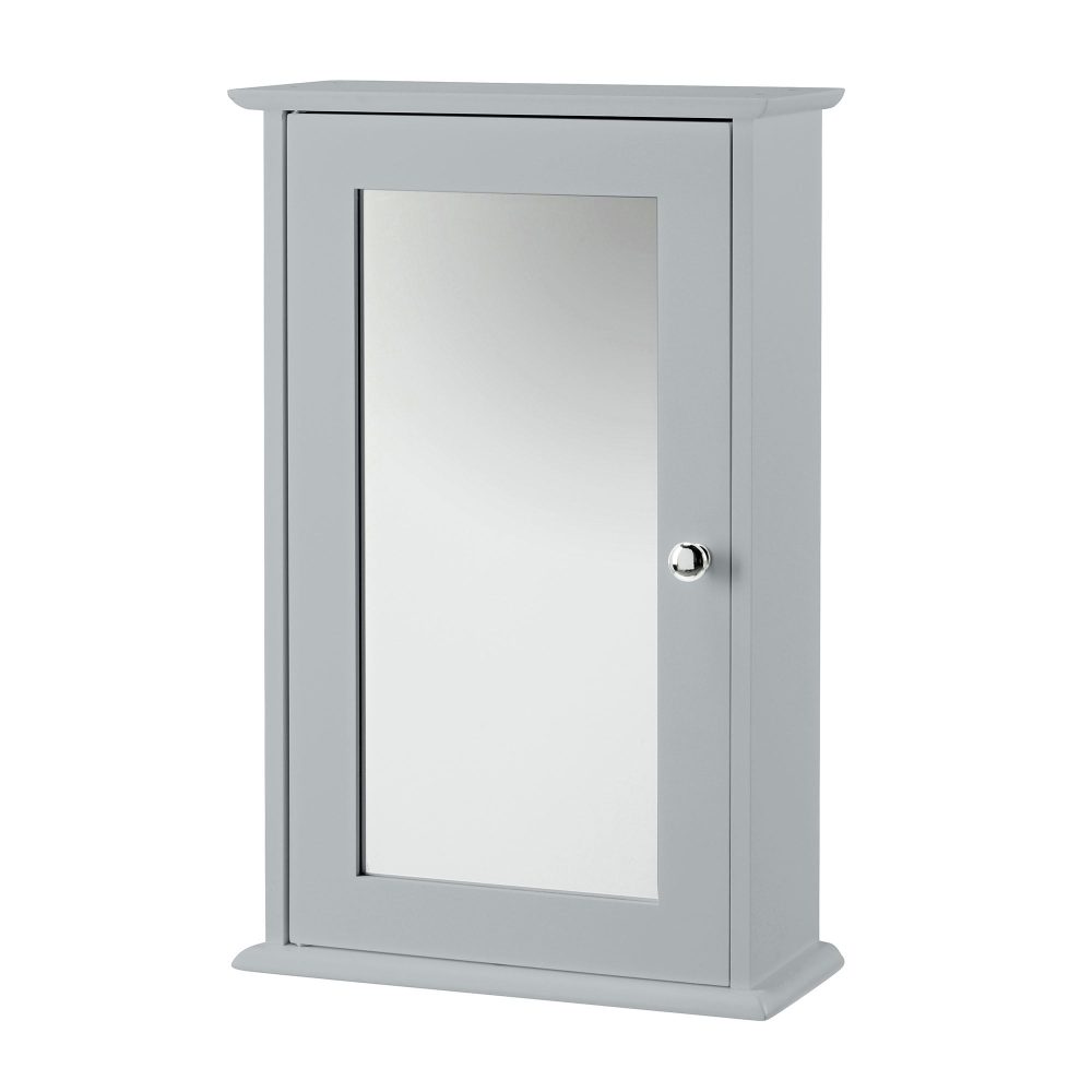 Alaska Bathroom Mirrored Wall Cabinet - Available In Grey ...
