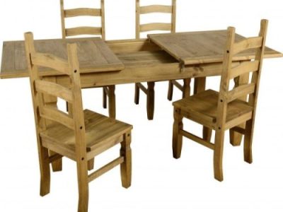 Corona Extending Dining Set With 4 Chairs Available