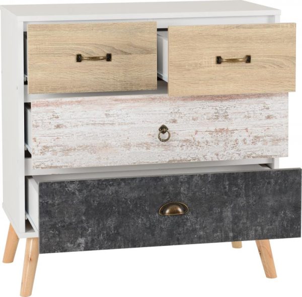 Nordic 2 + 2 Drawer Chest