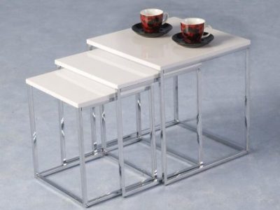Charisma White Gloss Nest Of Tables