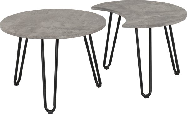 Athens Concrete Duo Coffee Table